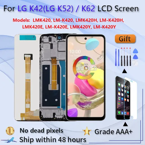 H410d8064be814d189c497ca372fab9f6m_500x500.webp 6.6" Brand LCD LG K42 K52 K62 LMK420 - Image 1