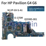 Motherboard HP Pavilion G4 G6 G7 Core I3-370M Mainboard