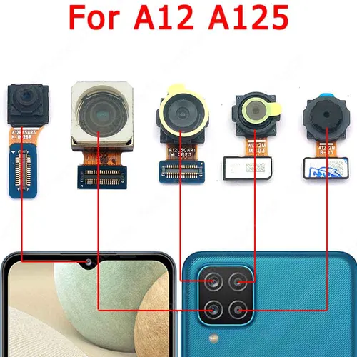 H874683423beb443f9fbc08fa500b74d09_500x500.webp Rear Front Camera Samsung Galaxy A12 A125 Selfie Facing Backside Frontal - Image 1