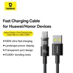 Baseus Display 2 Fast Charging Data Cable USB to Type-C 100W 1m Bangladesh (New)