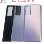 Xiaomi 12 Back Battery Cover Housing Backshell Rear Back Cover Case Repair Parts