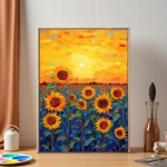 Van Gogh Sunflower Flower Starry Sky Art Pictures Poster Printing Oil Painting Canvas Painting For Modern Home Decor Gift Bangladesh (New)