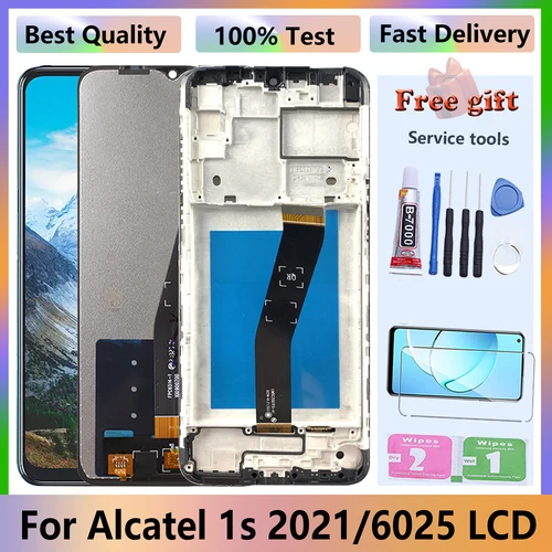 S01fe86111aa14798ad6e35cd9b8a0c57b_500x500.webp Original Alcatel 1S -2021 LCD Full With Frame 6025 - Image 1