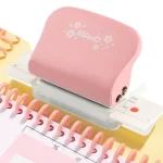6-hole loose-leaf punch, compatible with A4/B5/A5 paper, portable binding machine, suitable for office document binding. Bangladesh (New)