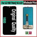Original AMOLED LG V60 ThinQ 5G V600 LCD Display