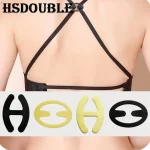 4 Pcs/Pack Underwear Bra Buckle Invisible Shadow-Shaped Back Intimates Accessories Clips Strap Holders Bangladesh (New)