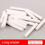 10 Eternal Pencil Replaceable Eraser for Students Art Eraser for Electric Long Strip Cylindrical Eraser Core Stationery Supplies Bangladesh (New)