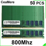 CeaMere DDR2 50 PCS memoriam 2GB DIMM Desktop Universal Ram1.8V PC2 800Mhz 240-Pin Computer Memory Card Non ECC Memory Wholesale Bangladesh (New)