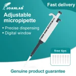 JOANLAB Laboratory Pipette Plastic Pipettes Dropper Manual Digital Adjustable Micropipette Lab Equipment With Pipette Tips Bangladesh (New)