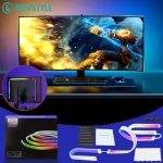 Smart LED Gaming Strip Light Computer Monitor Backlight Sync Strip Light RGB Light Bar Screen USB Gaming Bedroom Decor Lamp Bangladesh (New)