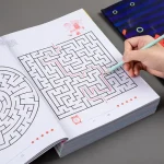 Children's Maze Game Book Student Concentration Training Intellectual Development Educational Early Learning Toys Kids Gifts Bangladesh (New)