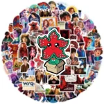 50PCS Horror Movie Stickers Demogorgon DIY Stickers Scrapbooking Phone Luggage Waterproof Decals Bangladesh (New)