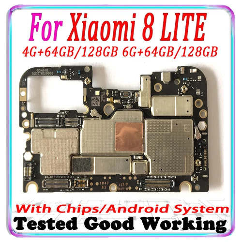 S17299d3ed4a24151976ff386ae98efb6T_500x500.webp Motherboard Xiaomi Mi 8 Lite 8lite Mainboard 64GB 128GB ROM Unlocked - Image 1