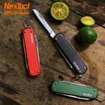NexTool Mini Folding Knife Mini Scissors Multifunctional Outdoor Small Screwdriver Pocket Knife Outdoor Creative Tool Nail File Bangladesh (New)
