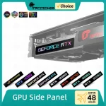 FREEZEMOD GPU Side Panel RTX3090 GTX ROG PC Decoration Video Card Plate Faith Lamp Water Cooler AURA SYNC Liquid Cooling ARGB Bangladesh (New)