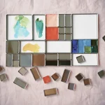 Z. Watercolor Box Packaging Grid 0.5ml/1ml/2ml For Travel Box Magnetic Aluminum Palette Professional Paint Art Supplies Bangladesh (New)