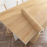 1 Roll Pvc Oil-proof Wood Grain Sticker Self-adhesive Wallpaper For Kitchen Countertop Furniture Cabinet Table Wall Renovation Bangladesh (New)