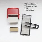 Rubber Stamp Kit DIY Custom Personalized Self Inking Business Address Name Number Letter Stamp Handicrafts Printing Rubber Stamp Bangladesh (New)