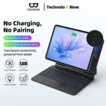 GOOJODOQ Magic Keyboard Case for iPad Pro 11 Air 11 M3 Air4/5/6 Smart Pogo Pin Direct Connection Multi-Touch Trackpad Keyboard Bangladesh (New)