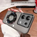 Infinix Note 40 Pro Case Soft With Ring magnetic Lens Protective Back