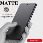 3Pcs Matte Frosted Tempered Glass Vivo iQOO Z9 Turbo Z9X Screen Protector Vivo V30