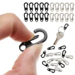 4/10Pcs Carabiner D-Ring Key Chain Spring Clips Mini Aluminium Alloy Hang Buckle Survival EDC Gear Outdoor Camping Keyring Tool Bangladesh (New)