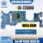 6050A2848001 HP X360 1030 G2 Notebook Mainboard i5-7200U With RAM