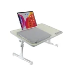 High Quality Tray Computer Stand Desk Folding Adjustable Lapdesks Laptop Table with Cup Holder for Bed Couch Sofa Bangladesh (New)