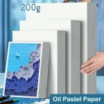 50 Sheets Art Supplies Oil Pastel Paper 200gsm Chalk Coloring Crayons Painting Books Acid Free Natural Colortones Drawing Bangladesh (New)
