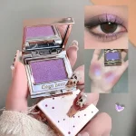 Gemstone Shining Single-color Eyeshadow Diamond Glitter Pearlescent Highlighter Powder Makeup Lasting Shiny Eye Shadow Palette Bangladesh (New)