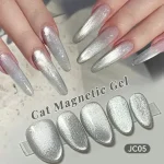 UR SUGAR 15ml Silver Jelly Crystal Cat Magnetic Gel Nail Polish Manicure Glitter Sequins Semi Permanent Soak Off UV Gel Varnish Bangladesh (New)