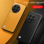 OnePlus 12 11 11R Case Soft Vegan Leather Grain Skin Protective Back