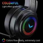 G60 Gaming Headset 7.1 Stereo SVirtual Surround Bass Earphone Headphone with Mic LED Light for Computer PC Gamer Foldable G58 Bangladesh (New)