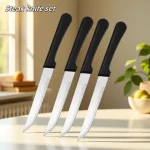Stainless Steel Steak Knife Kitchen Utensils Cutlery Practical High Quality Plastic Handle Available In Dishwasher Peel Knife Bangladesh (New)