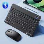 10inch Bluetooth Wireless Keyboard Rechargeable For Mobile Phones Tablet Russian Spanish French AZERT For Android ios Windows Bangladesh (New)