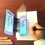 Optical Clear Drawing Board, Portable Optical Tracing Board Image Draw Board Tracing Drawing Projector Optical Painting Board Bangladesh (New)