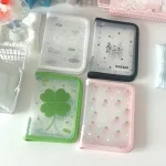 A6 Size Cute Stationery Storage Folder File PP Twill Zipper Pouch Document Bag Zip File Folder School Office Supplies Bangladesh (New)