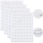 100pcs 1/0.5cm Adhesive Double Sided Tape Stickers Removable Round Sticky Tack No Trace Small Stickers for Festival Decoration Bangladesh (New)