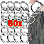 20/25/33mm Stainless Steel O Ring Spring Clasps Open Round Carabiner Snap Hook Keychain Bag Clips DIY Jewelry Bags Accessories Bangladesh (New)