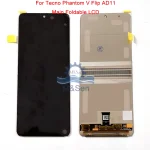 Original Tecno Phantom V Flip AD11 Foldable Main LCD Screen Display Tecno Phantom V