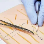 1Set Surgical Stapler Practice Set with Skin Pad Model Surgical Training Tool Essential Supplies for Medical Students Bangladesh (New)