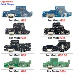 USB Charge Port Jack Connector Charging Board Flex Moto G60