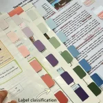 120pcs of Gradient Writable Index Tabs, Versatile Colored Sticky Notes for Organizing Files And Documents, 9.05 X 2.95 Inches Bangladesh (New)