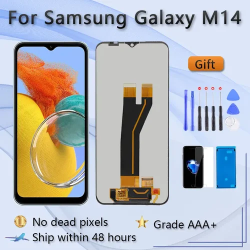 S5e4ef6124c2647508a672455a6520e3eI_500x500.webp 6.6" LCD Samsung Galaxy M14 M14 5G M146B SM-M146B - Image 1