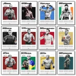 Boxing Fighting Legendary Figures Ilia Topuria/Dustin Poirier Poster Canvas Painting Wall Art Pictures Home Decor Lover Boy Gift Bangladesh (New)