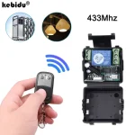 Wireless Remote Control Switch 433Mhz 2-Button RF Transmitter DC 12V 10A 1CH
