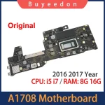 Tested A1708 Motherboard For MacBook Pro Retina 13" A1708 Logic Board i5 i7 8GB 16GB 820-00840-A 820-00875-A 2016 2017 Year Bangladesh (New)