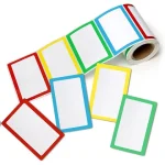 250pcs Colorful Self Adhesive Large Label with Blank Self-adhesive Sticky Note Stickers Name Handwritten Large Rectangular Label Bangladesh (New)