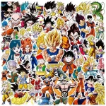 10/30/50pcs Classic Japan Anime Dragon Ball Stickers Kids Decals Toy DIY Laptop Water Bottle Phone Cool Cartoon Son Goku Sticker Bangladesh (New)