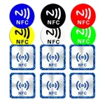 5YOA 6pcs NFC Tag RFID Stickers Ntag213 Ntag215 Ntag216 Shortcut 13.56MHz Universal Label Ultralight Token for Patrol Tagging Bangladesh (New)
